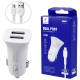 شارژر فندکی فست شارژ Sky Dolphin SZ08 2.4A 12W + کابل میکرو یو اس بی