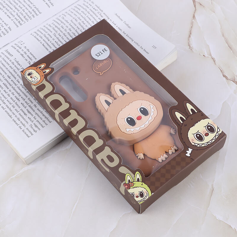 قاب سیلیکونی سامسونگ Galaxy S21 FE 5G پاپ سوکت دار طرح Labubu