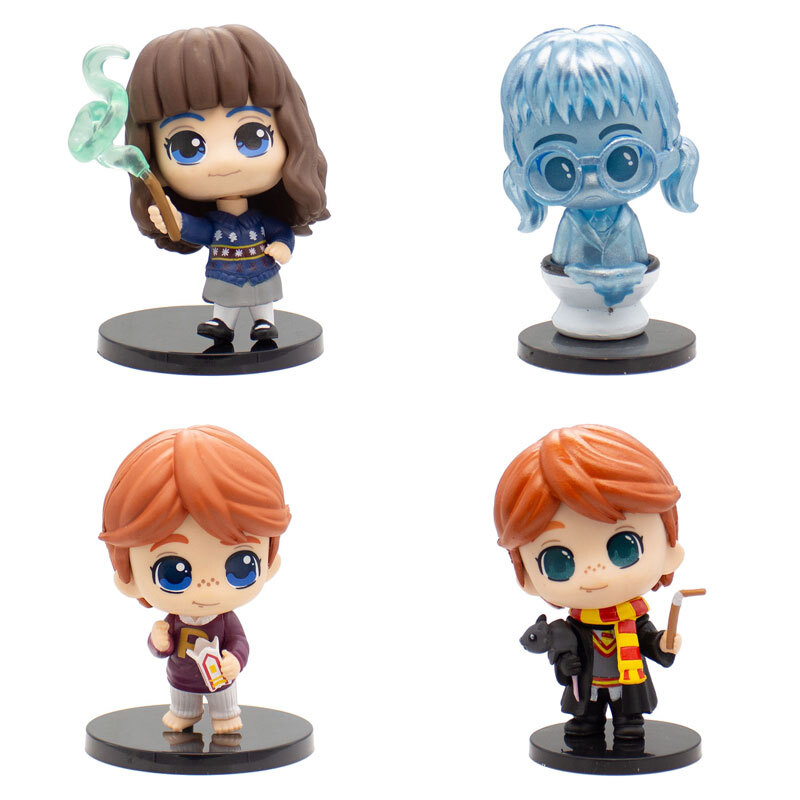 اکشن فیگور کیوپاسکت طرح هری‌پاتر پایه‌دار بسته 4 عددی