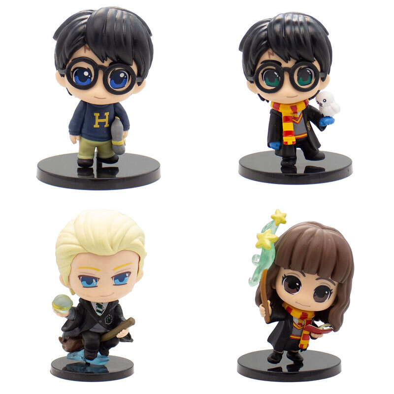 اکشن فیگور کیوپاسکت طرح هری‌پاتر پایه‌دار بسته 4 عددی
