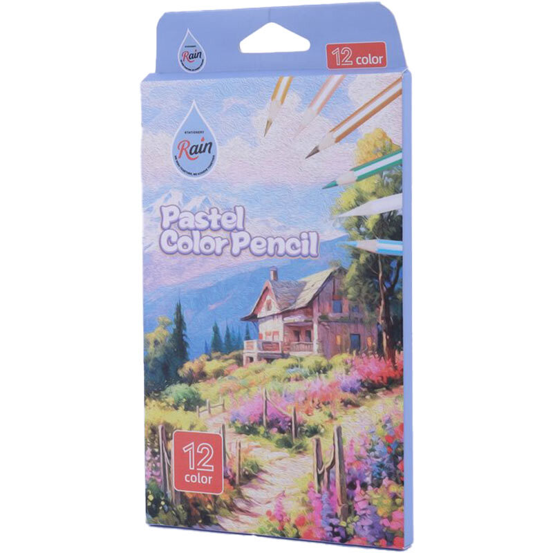 مداد رنگی 12 رنگ رین پاستلی R-601