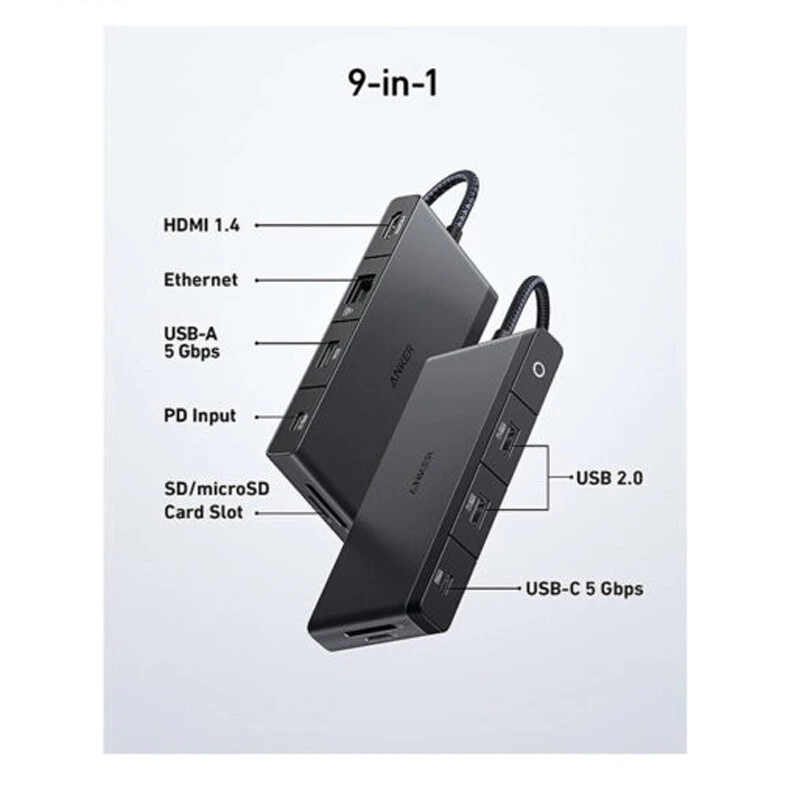 هاب 9 پورت Type-C انکر 552 A8373