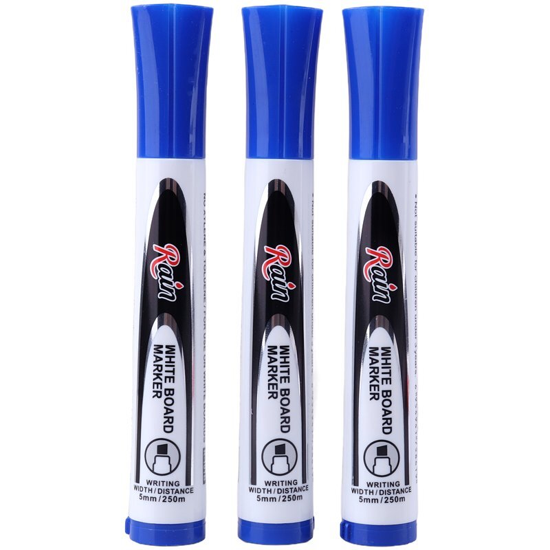 ماژیک وایت برد رین نوک تخت R-101B بسته 12 عددی