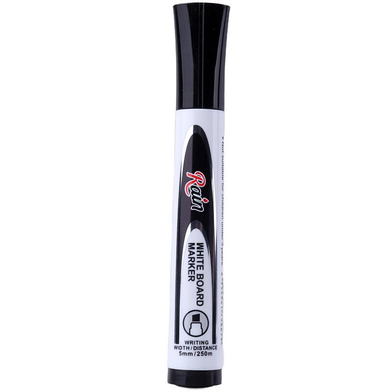 ماژیک وایت برد رین نوک تخت R-101B بسته 12 عددی