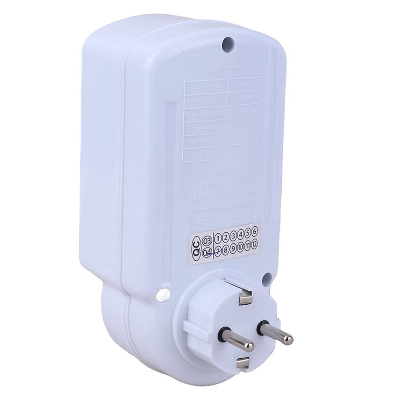 محافظ برق لباسشویی و ظرفشویی ارت دار تیراژه S7000 کد 2