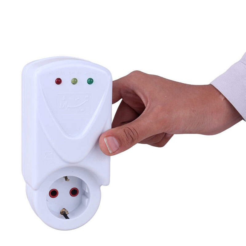 محافظ برق لباسشویی و ظرفشویی ارت دار تیراژه S7000 کد 2