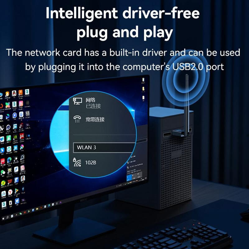 کارت شبکه بی سیم آنتن دار Yesido WP11 150Mbps