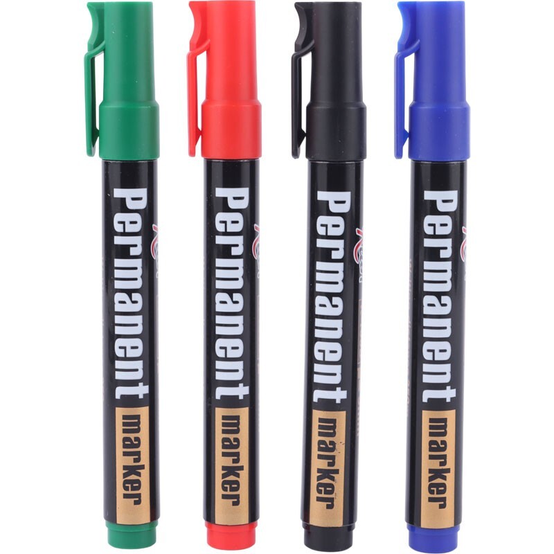 ماژیک معمولی رین نوک تخت R-103B بسته 12 عددی