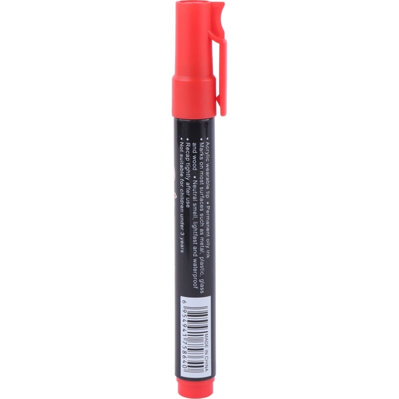 ماژیک معمولی رین نوک گرد رنگی R-103A بسته 12 عددی