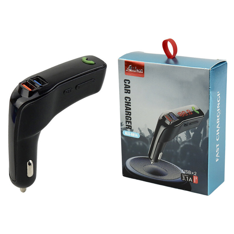 FM Player بلوتوثی + شارژر فندکی Allison ALS-A814