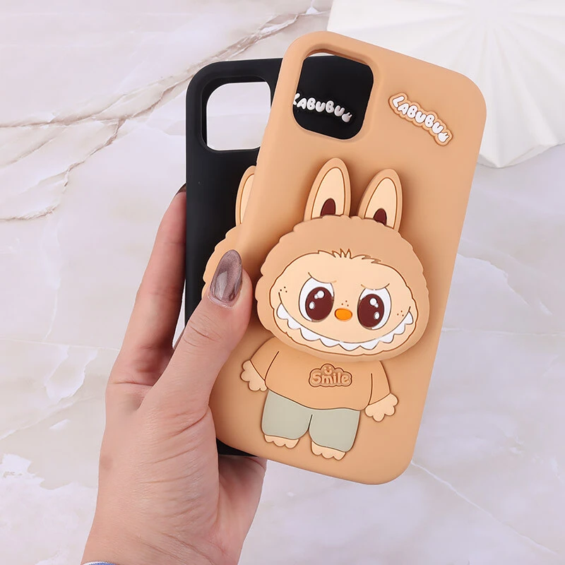 قاب سیلیکونی آیفون iPhone 11 Pro Max پاپ سوکت دار طرح Labubu کد 1