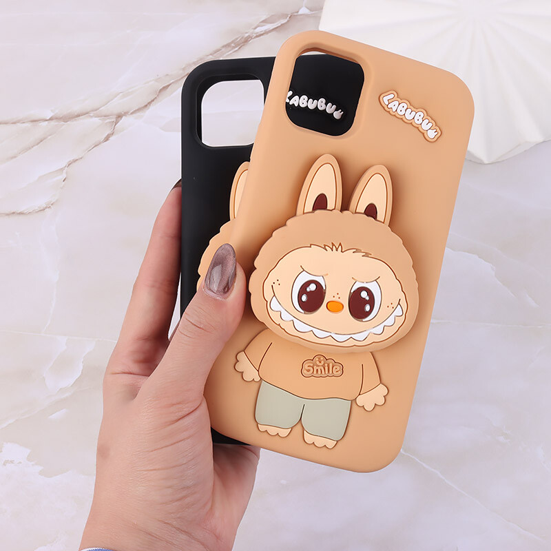 قاب سیلیکونی آیفون iPhone 11 Pro Max پاپ سوکت دار طرح Labubu کد 1