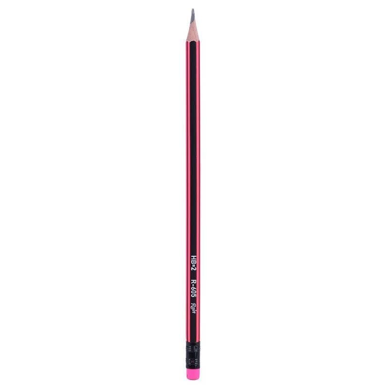 مداد مشکی رین Rain R-605 بسته 12 عددی