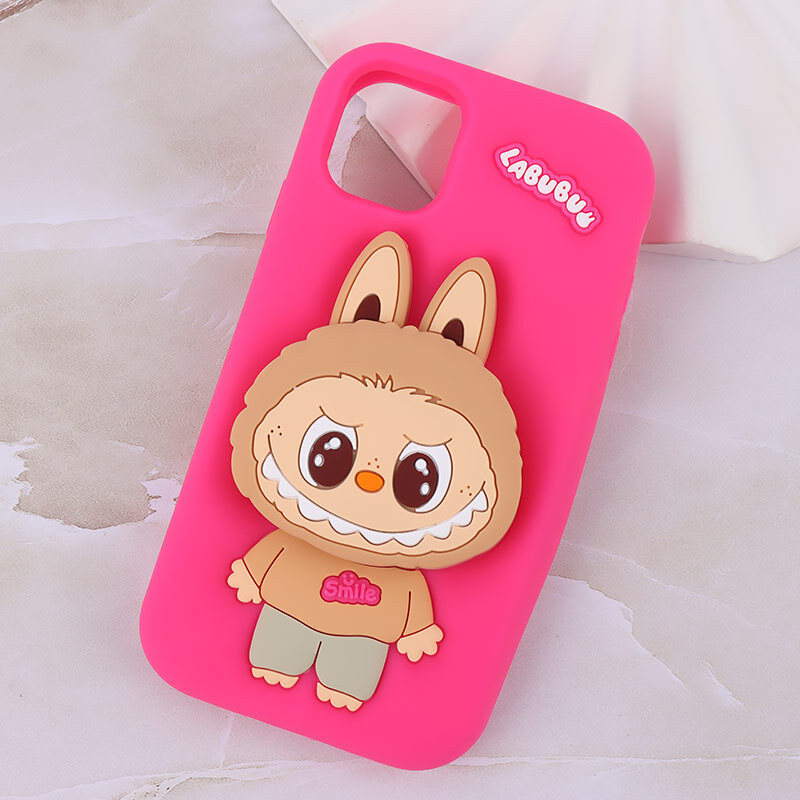 قاب سیلیکونی آیفون iPhone 11 پاپ سوکت دار طرح Labubu کد 1
