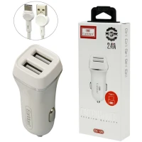 شارژر فندکی Earldom ES-125 2.4A + کابل Type-C