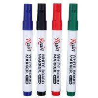 ماژیک وایت برد رین نوک تخت رنگی R-110B بسته 4 عددی
