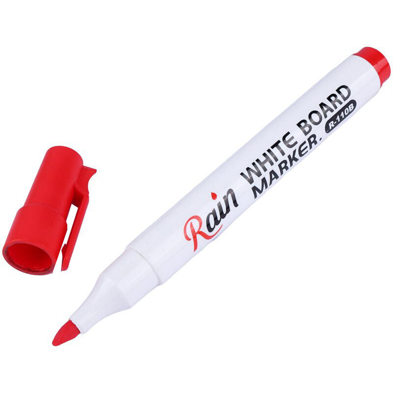 ماژیک وایت برد رین نوک تخت رنگی R-110B بسته 4 عددی