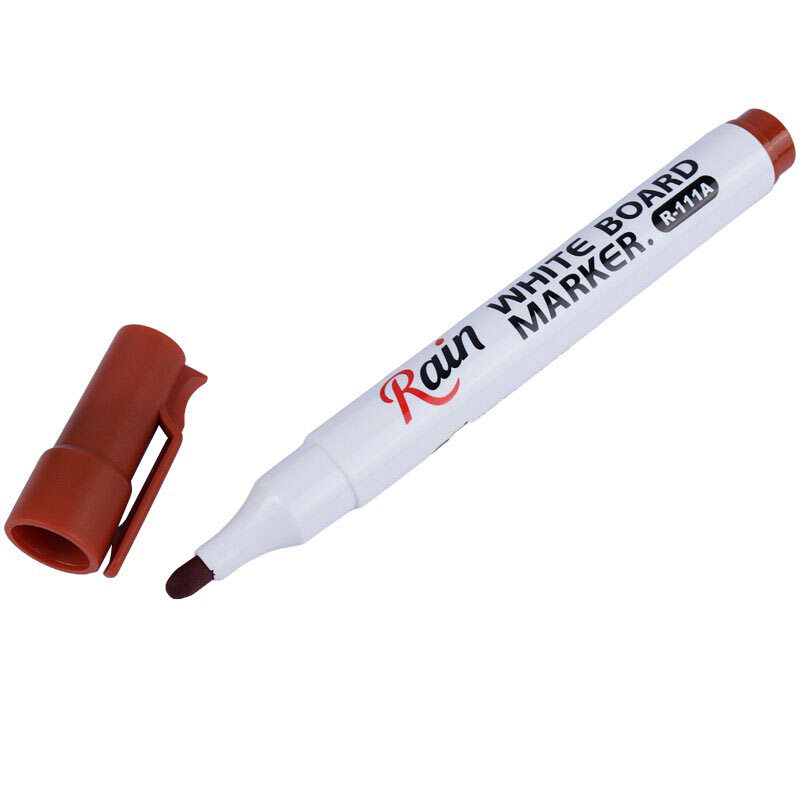 ماژیک وایت برد رین نوک گرد رنگی R-111A بسته 6 عددی