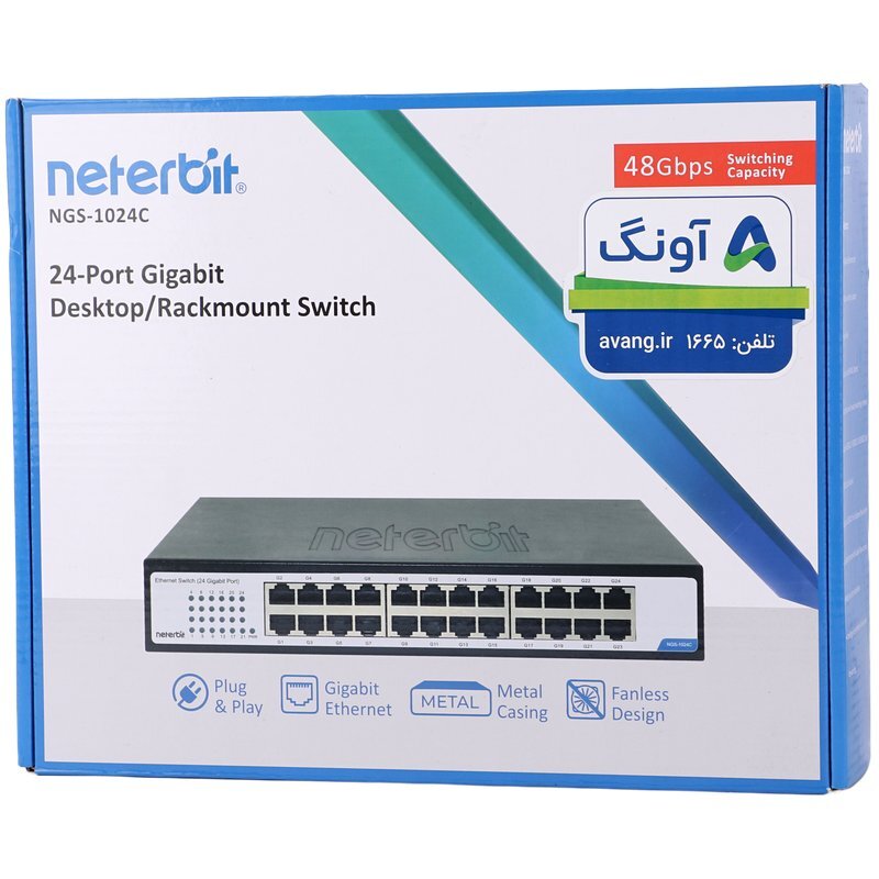 سوییچ 24 پورت نتربیت NGS-1024C