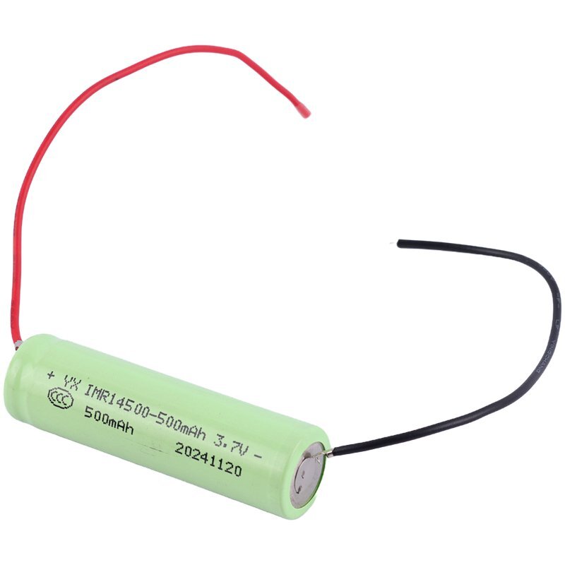 باتری لیتیوم استوانه ای سیم دار Hongci IMR14500 500mAh