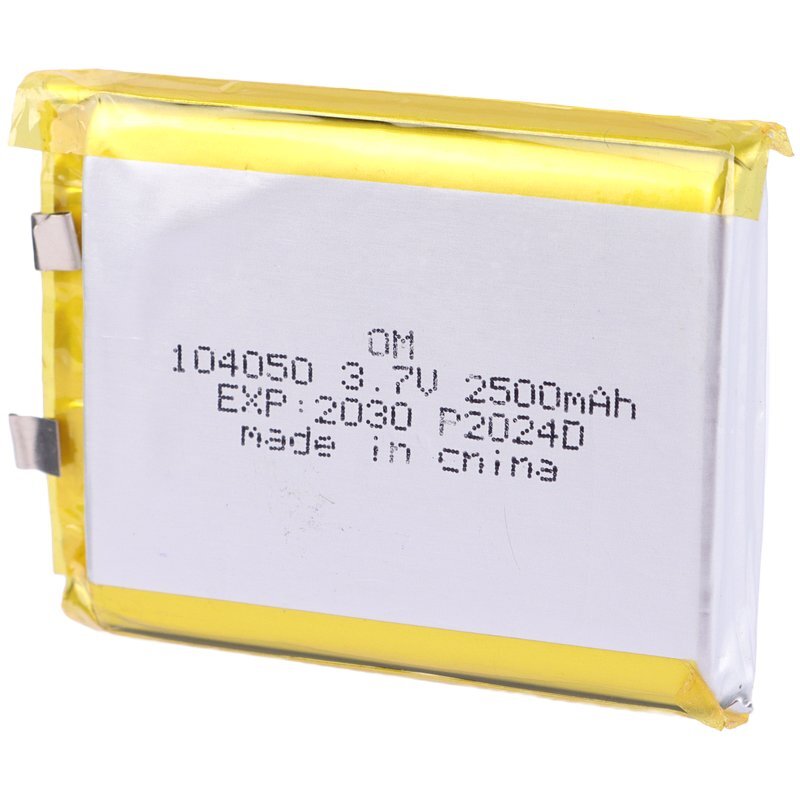 باتری لیتیومی 2500mAh 10*40*50mm 104050