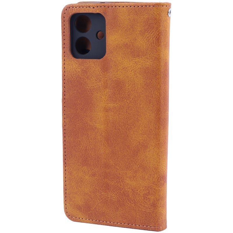 کیف چرمی مگنتی سامسونگ Galaxy A07 محافظ لنزدار