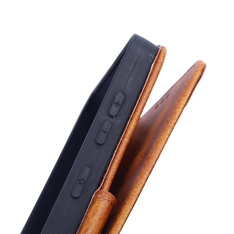 کیف چرمی مگنتی سامسونگ Galaxy S25 محافظ لنزدار