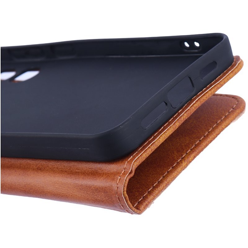 کیف چرمی مگنتی سامسونگ Galaxy S25 Plus محافظ لنزدار