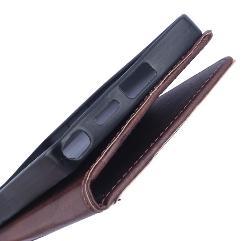 کیف چرمی مگنتی سامسونگ Galaxy S25 Ultra محافظ لنزدار