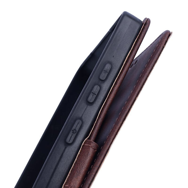کیف چرمی مگنتی سامسونگ Galaxy S25 Ultra محافظ لنزدار