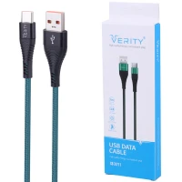 کابل تایپ سی فست شارژ وریتی CB 3171T طول 1 متر
