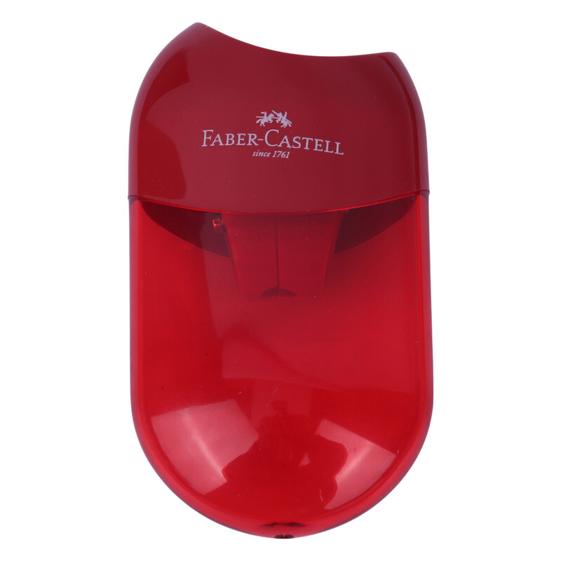 تراش پلاستیکی مخزن دار Faber-Castell 1835 بسته 12 عددی