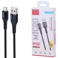 کابل میکرو یو اس بی فست شارژ 3.1 آمپر لیتو LD-43 طول 1 متر