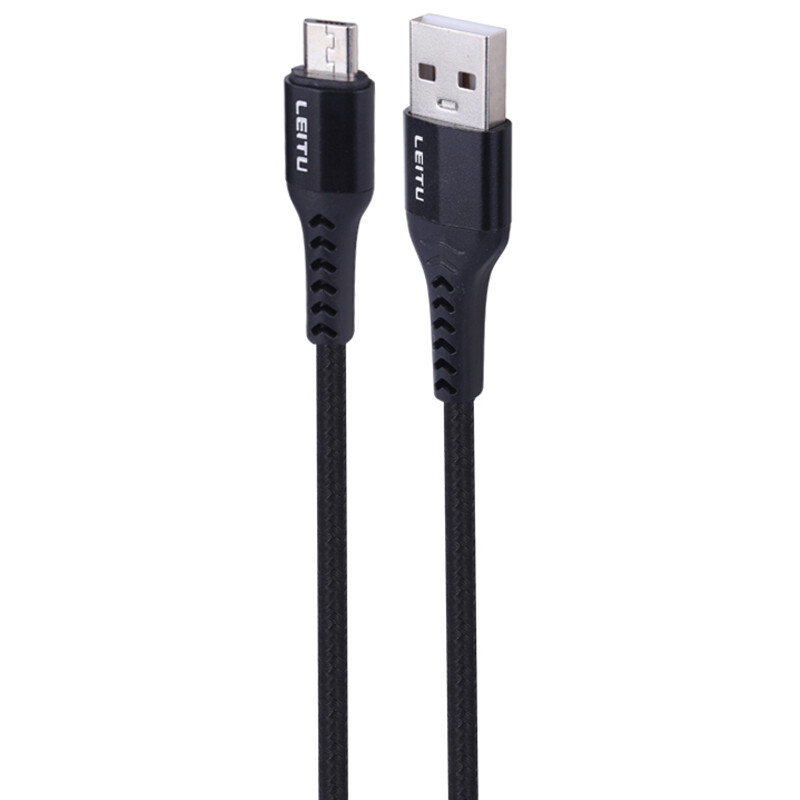 کابل میکرو یو اس بی فست شارژ 3.1 آمپر لیتو LD-43 طول 1 متر