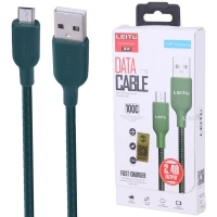کابل میکرو یو اس بی فست شارژ 2.4 آمپر لیتو LD-39 طول 1 متر