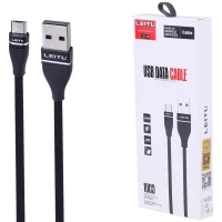 کابل میکرو یو اس بی فست شارژ لیتو LD-10 طول 1 متر