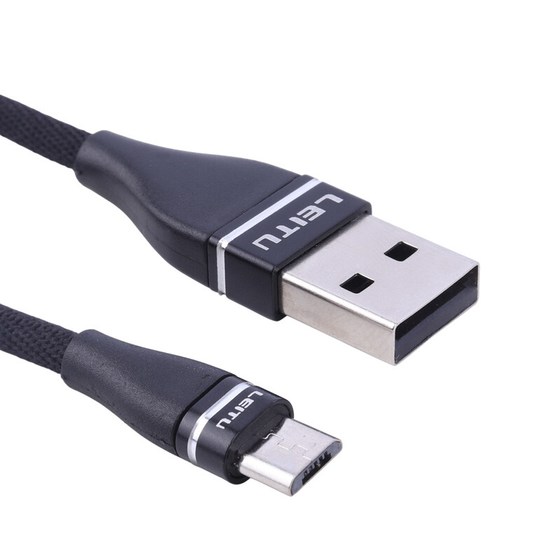 کابل میکرو یو اس بی فست شارژ لیتو LD-10 طول 1 متر