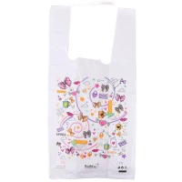 نایلون دسته دار کوالا طرح فانتزی سایز 45*36 بسته 100 عددی