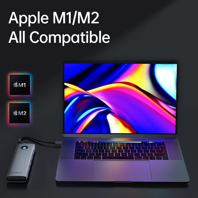 هاب 9 پورت Type-C اوریکو PW11-9P