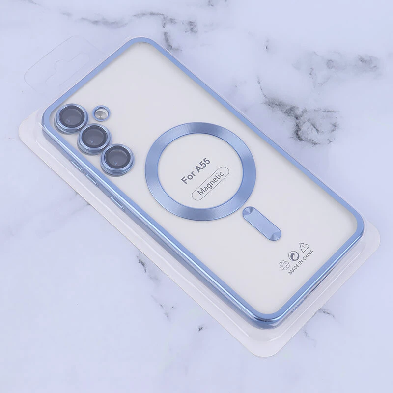 قاب ژله ای مگ سیف سامسونگ Galaxy A55 محافظ لنزدار
