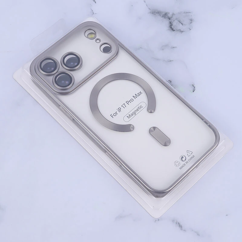 قاب ژله ای مگ سیف آیفون iPhone 17 Pro Max محافظ لنزدار