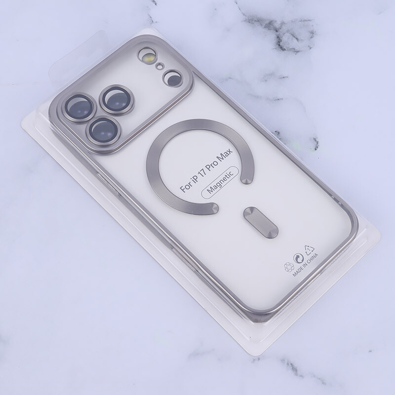 قاب ژله ای مگ سیف آیفون iPhone 17 Pro Max محافظ لنزدار