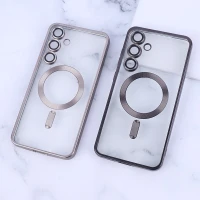 قاب ژله ای مگ سیف سامسونگ Galaxy S24 FE محافظ لنزدار