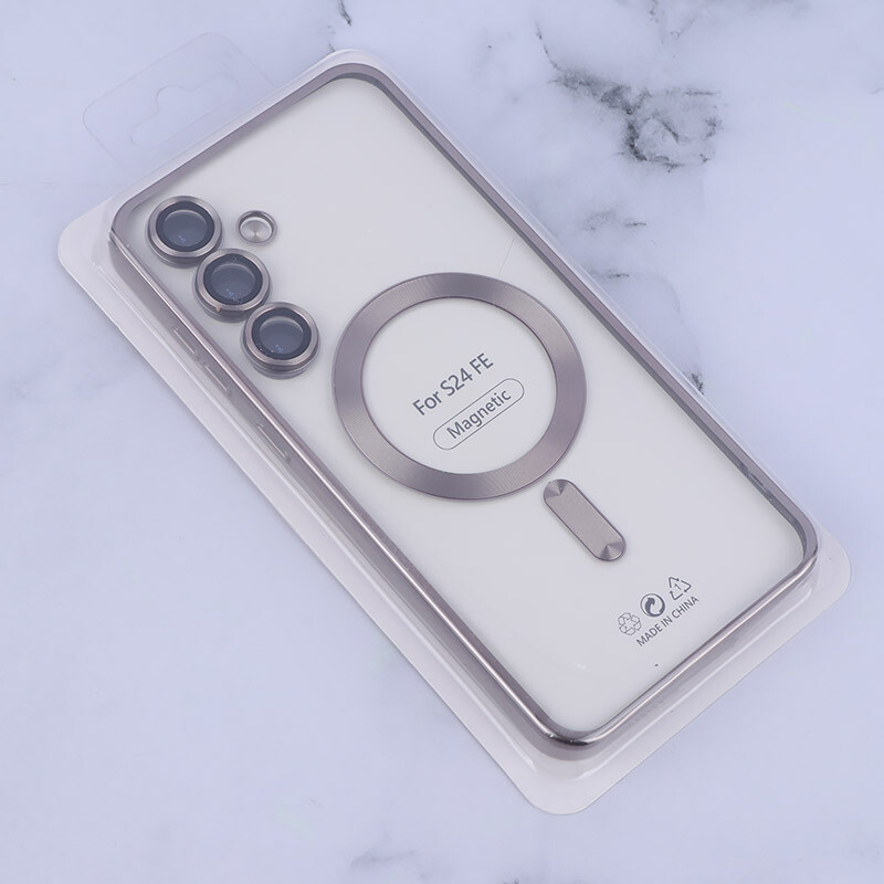 قاب ژله ای مگ سیف سامسونگ Galaxy S24 FE محافظ لنزدار