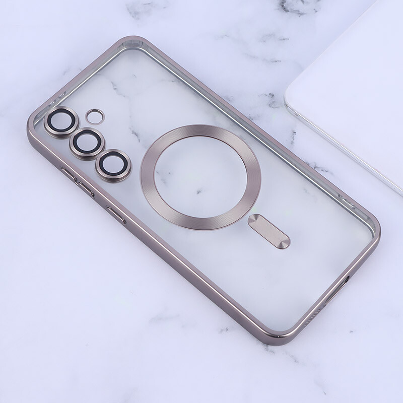 قاب ژله ای مگ سیف سامسونگ Galaxy S24 FE محافظ لنزدار