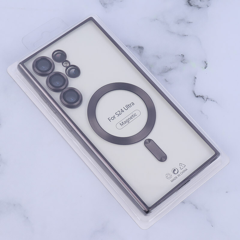 قاب ژله ای مگ سیف سامسونگ Galaxy S24 Ultra محافظ لنزدار