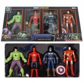 اکشن فیگور طرح اونجرز Avengers Alliance Leader بسته 4 عددی