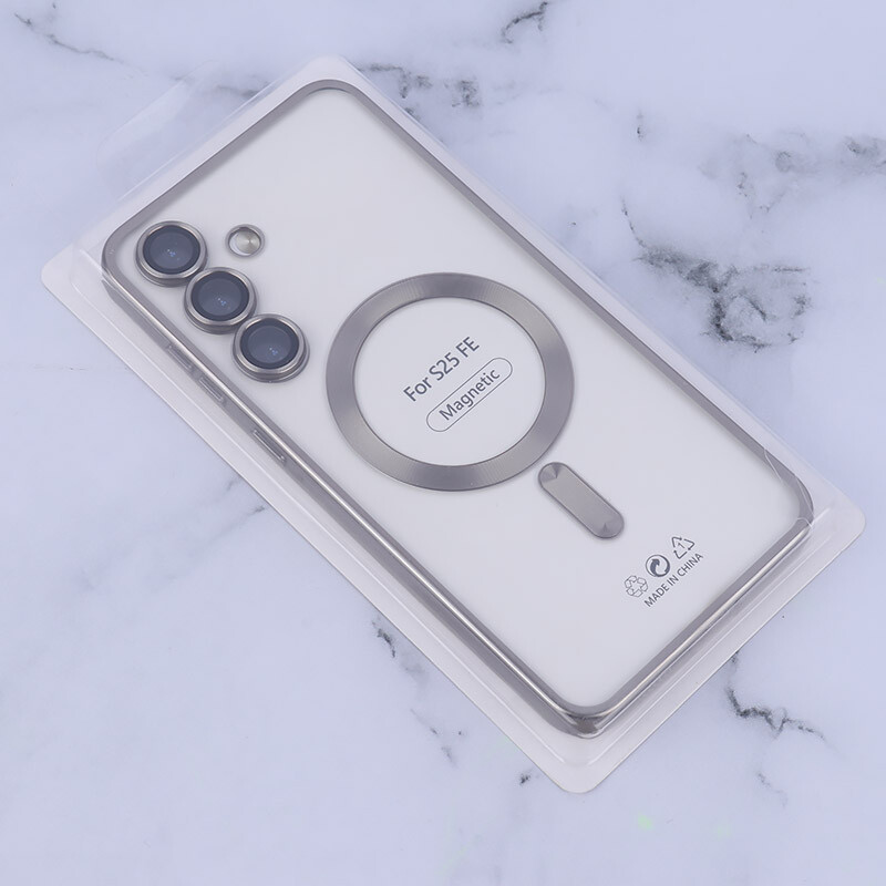 قاب ژله ای مگ سیف سامسونگ Galaxy S25 FE محافظ لنزدار