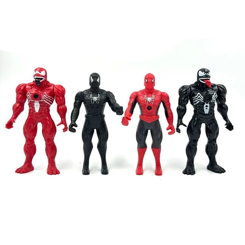 اکشن فیگور طرح اسپایدرمن و ونوم Avengers Alliance Leader بسته 4 عددی