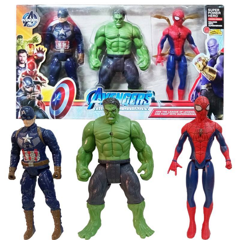 اکشن فیگور طرح Avengers Initiative کد 1890B بسته 3 عددی